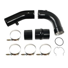 For 2017-2019 Chevroletgmc 6.6l Duramax Black 3 Cold-side Intercooler Pipe Kit