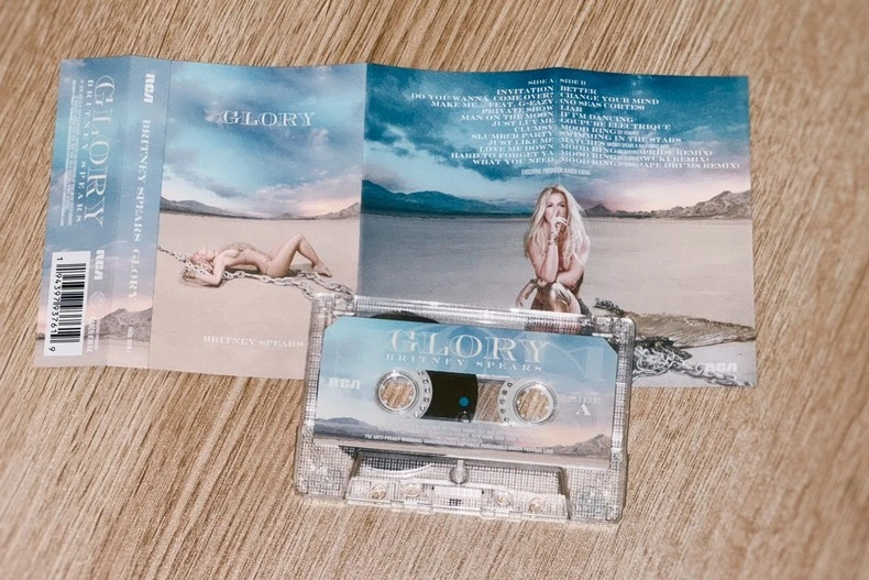 Britney Spears Britney Glory Deluxe Edition Rice Tape Brand New Unopened 23 Trac - Image 3 of 4