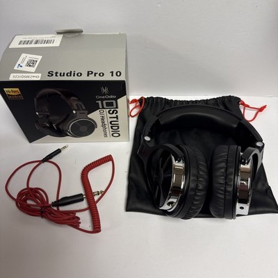 NEW OneOdio Studio Pro 10 DJ Over-the-Ear Hi-Res Headphones Black Foldable