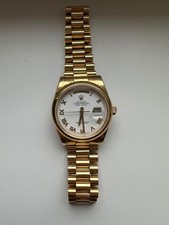 Rolex Day-Date 118208 Gold President Bracelet with Gold Bezel