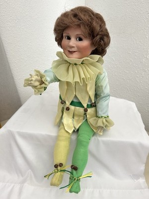 Bisque Head Glass Eyes On Composition BJD Body Sprite Doll 20  Vicki Simpson ADT