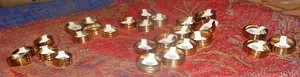 27 Stainless Steele bands Gold tone sizes 6-10