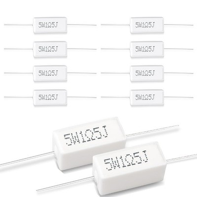 10pcs 5W 5% tolerance 1. 5 Ohm Ceramic Cement Resistor for DIY Project Un...