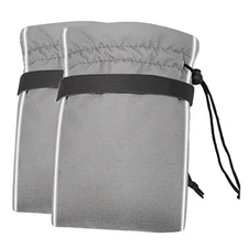 Thickened Outdoor Faucet Cover Socks for Winter Freeze Protection,Reusable Grey