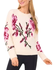 Ted Baker Crewneck Jacquard Sweater Women's