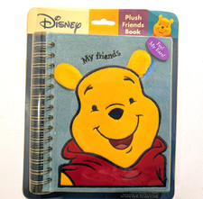 Disney Plush Friends Book, Winnie The Pooh My Friends NEW