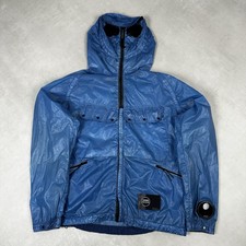 C.P. Company Nyber Explorer Goggle Watchviewer Jacket Blue - Large - (24” P2P)