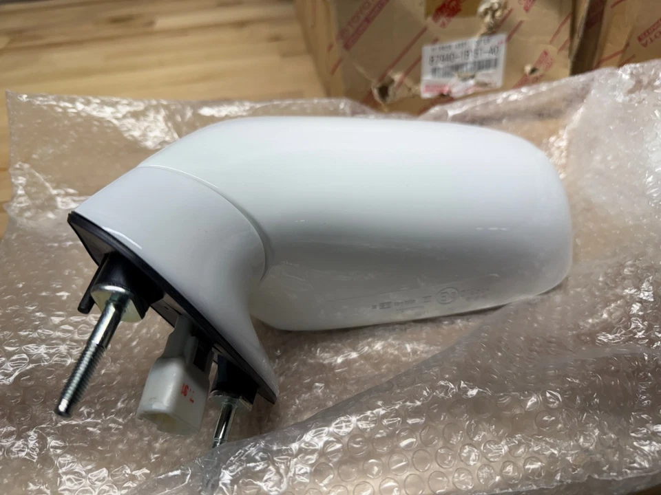 🔥Par de espejos retrovisores de puerta Toyota Supra MK4 1993-1998 DESCONTINUADO ¡RARO! Super White 040 Foto 2 de 4