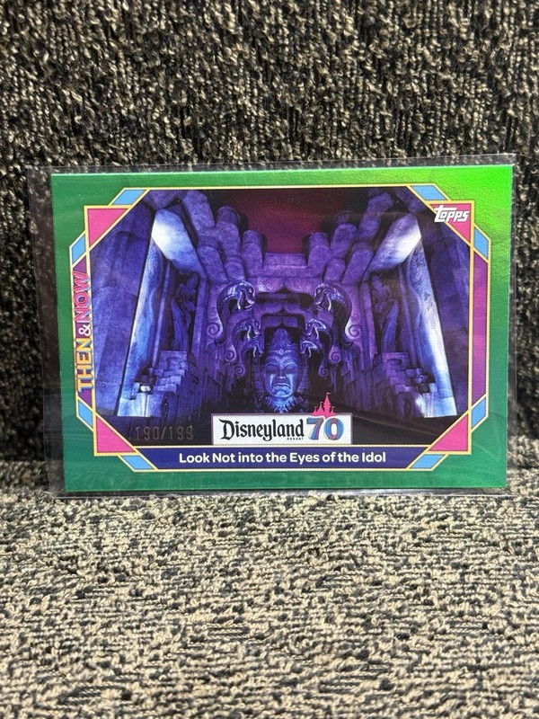 2025 Topps Disney Disneyland 70 Mara Look Not into the Eyes 70th Green Foil /199