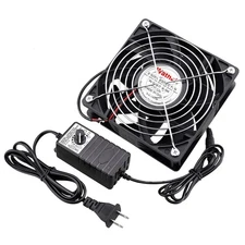 Wathai 120mm x 38mm 110V 220V AC Powered Axial Fan,12V Variable Speed... 