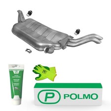 POLMO Auspuff Endschalldämpfer mit E-Prüfzeichen /3531