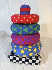 Vintage 1998 Baby Mozart Lamaze Soft Stacking...