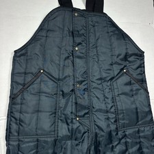 RefrigiWear Men's Iron-Tuff Insulated High Bib Overalls Cold Wear 0385R XL