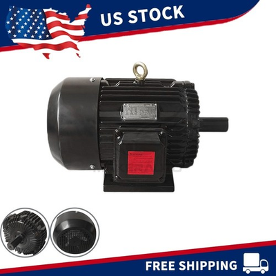 #ad #ad 2 HP Electric Motor 1800 RPM 145T Frame TEFC 230 460Volt 3 Phase 60 HZ $249.99