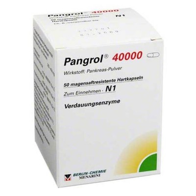 Pangrol 40000 magensaftresistente Kapseln · 50 St · PZN 02537810