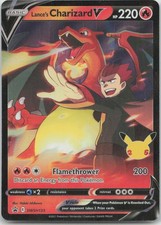 Carte promozionali Lance's Charizard V Pokémon Spada e Scudo SWSH133 P Holo quasi nuove