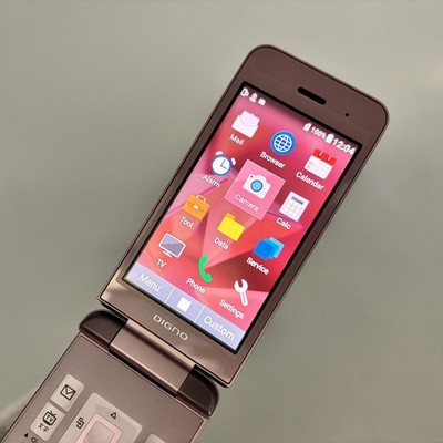 DIGNO Keitai 3 902/903KC Pink KYOCERA Flip Phone Android Unlocked