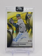 2025 Topps Chrome Black Autographs Armando Alvarez #CBA-AAL /50