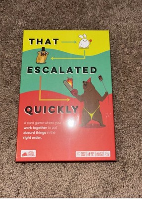 That Escalated Quickly Card/Party Game NEW