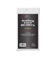 Graded Trading Card Dividers - 10 ct | Archival Quality, Write-On Index Tab, ...