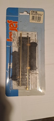 Lot  de Rails de commande à distance 123mm HO JOUEF Réf 478158 | Condition: Neuf