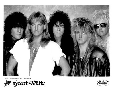 Great White - Promo Photo 1987 -  Shot In The Dark - Once Bitten Twice Shy