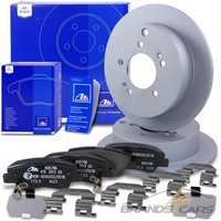 ATE Bremsscheiben Ø284 +BremsbelÄGe Hinten FÜR Hyundai Tucson JM 2.0 2.7 Allrad