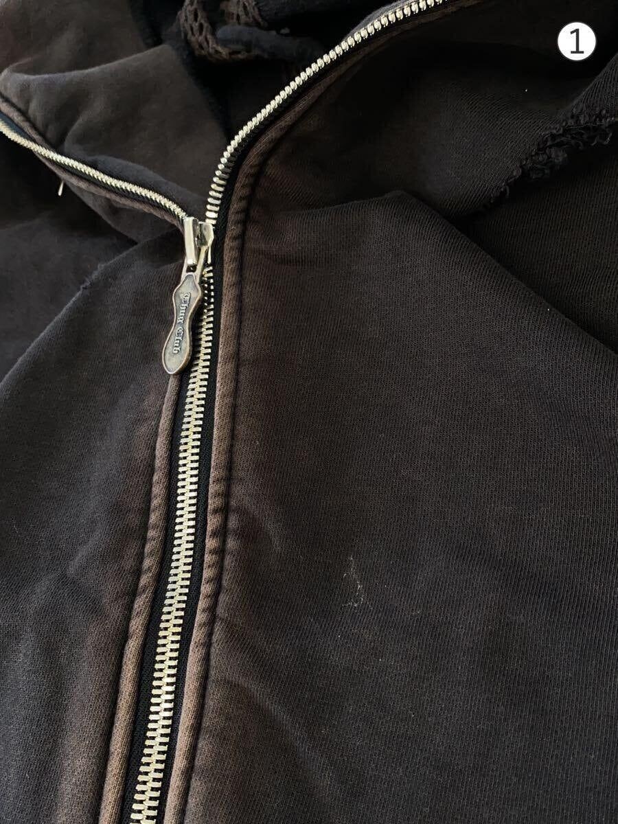 Brown Cotton Zip Hoodie - Thug Club Dem Sound Zip-up | eBay
