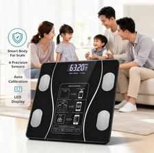 Smart Body Fat Scale Digital Weight Scale Body Composition Analyzer USB Charging