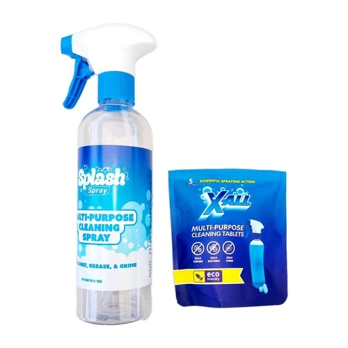 X-ALL Multi-Purpose Cleaner - Spray Bottle and 5x Cleaning Tablets