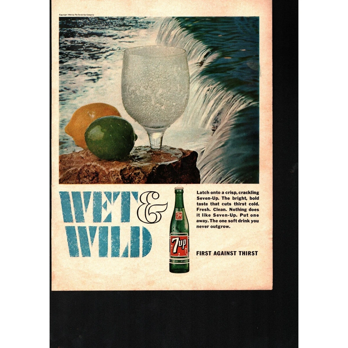 Blue 7 UP Advertising for sale | eBay