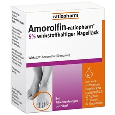 Amorolfin ratiopharm 5% - bei Nagelpilz, 3ml, PZN 09199173