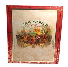 AJ Fernandez New World Double Corona 7 X 6.5 X 2.75” Empty Cigar Box Wood