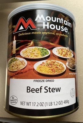 Mountain House Freeze Dried Beef Stew #10 Can