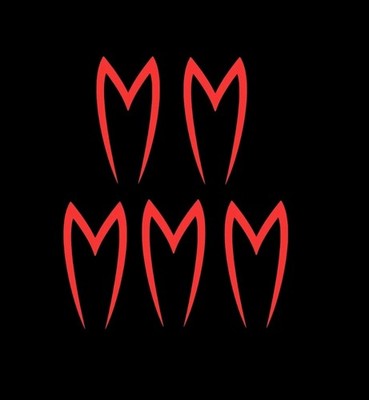 Speed Racer Mach 5 Mini Logo 5, Custom Vinyl Decal Sticker GO SPEED RACER 1x2.5 