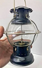 Small Dietz novelty Railroad-Style Lantern Oil lamp 8"