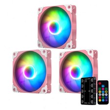 Vetroo Triple Pack Computer Case Fan 120mm ARGB & PWM Cooling Fans w/ Controller
