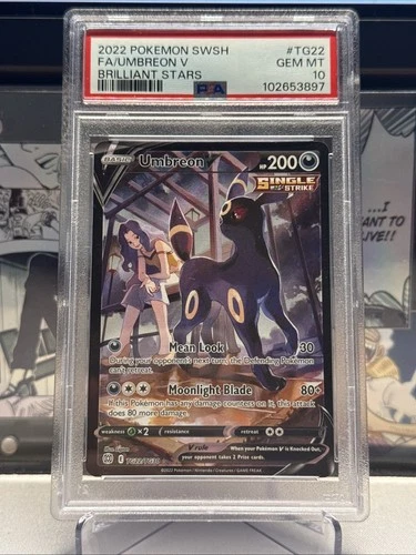 Umbreon V TG22/TG30 PSA 10 Brilliant Stars -  Pokemon Card Game