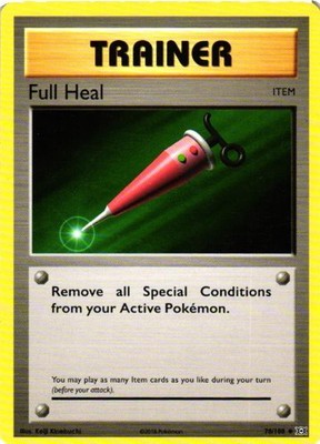 Full Heal Normal 78/108 XY - Evolutions MP