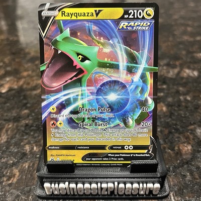Rayquaza V 100/159 Holo Ultra Rare Crown Zenith Pokemon Trading Card Game | NM