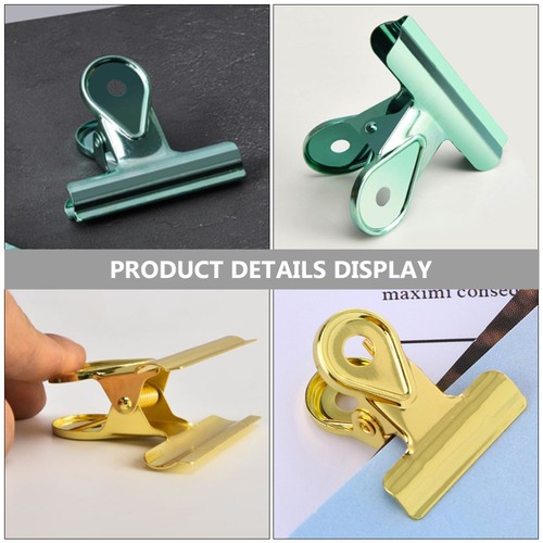 5 Pcs Langes Schwanzclip -Schreibwaren Büro Büroklammern Klemmen Papierklemmen - Bild 6 von 12