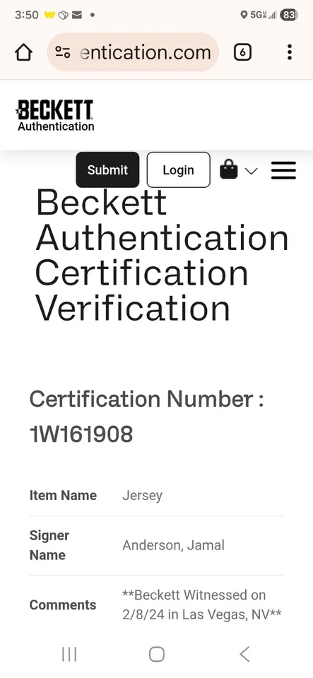 Camiseta de fútbol americano negra firmada por Jamal Anderson Atlanta Pro (JSA) Foto 3 de 3