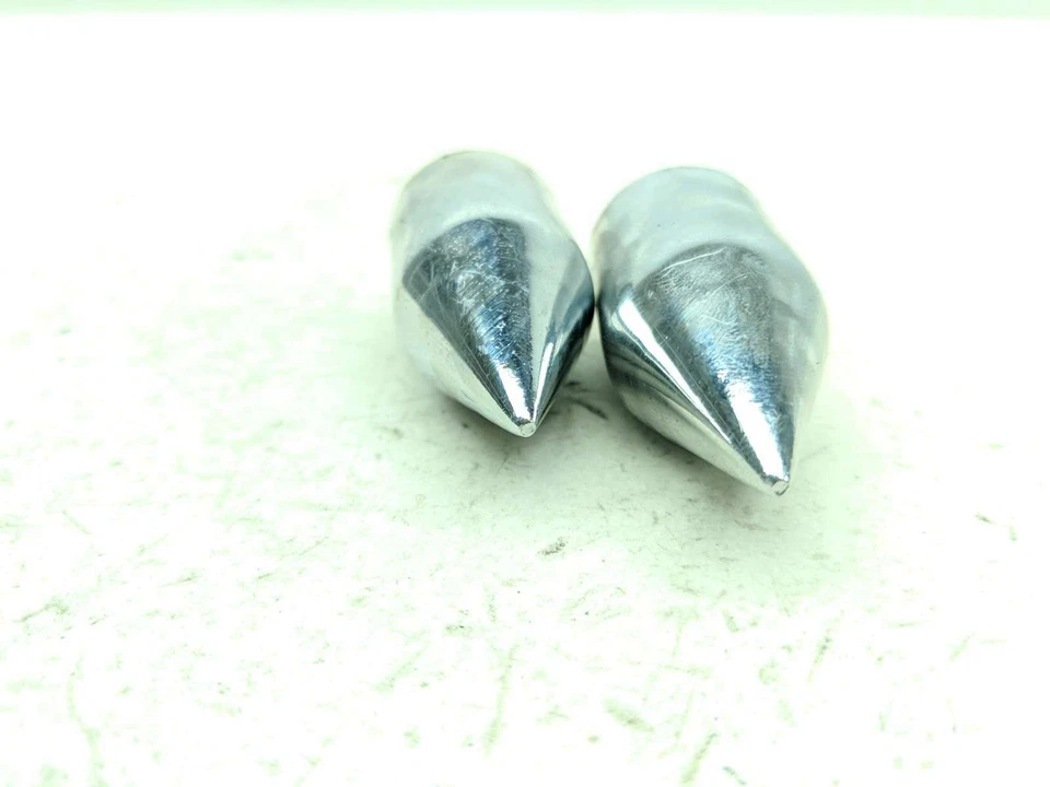 04 Cubiertas de tapa de horquilla de clavos cromados Yamaha YZF R6 R6S Foto 3 de 4