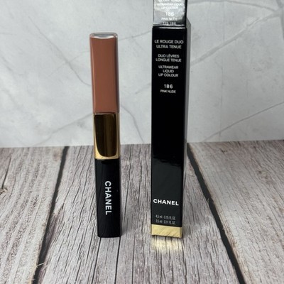 CHANEL Le Rouge Duo Ultra Tenue Longwear Liquid Lip colour Pink Nude 186