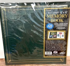 Pioneer E-Z Load 12x12 Memory Book 20 Top-Loading Pages Expandable Spine