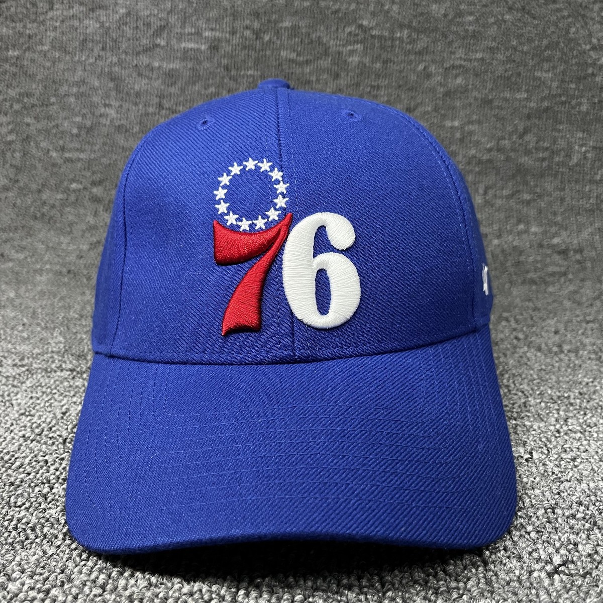 '47 Brand Philadelphia 76ers Blue Adjustable Baseball Cap PHILA Strapback New