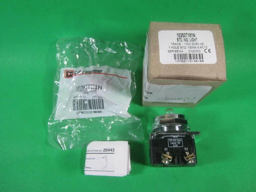 Cutler-Hammer Indicator Light 120V 50-60HZ -- 10250T181N -- New