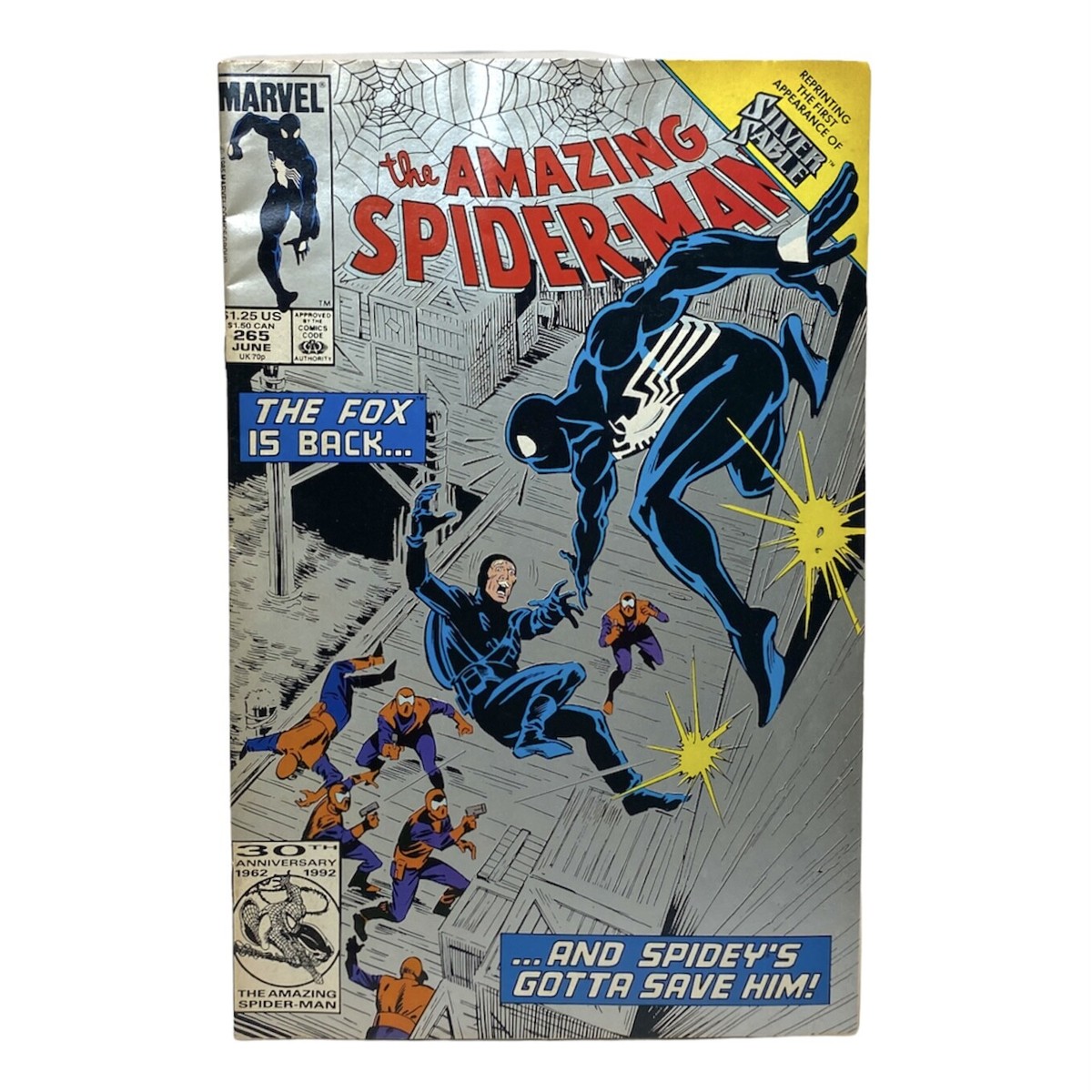 The Amazing Spider-Man Vol. 1 No. 265 June 1992 Silver Sable