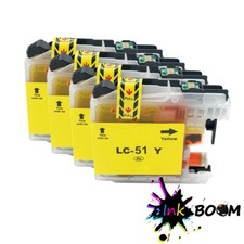 4Y Ink Cartridge fits Brother LC51 FAX-1355 DCP-750CNU MFC-260C MFC-870CDWN
