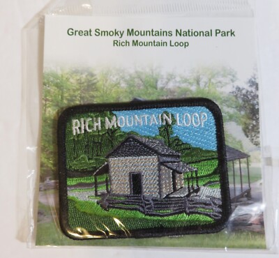 Unused Tennessee Great Smoky Mountains National Park Rich Mountain Loop Patch